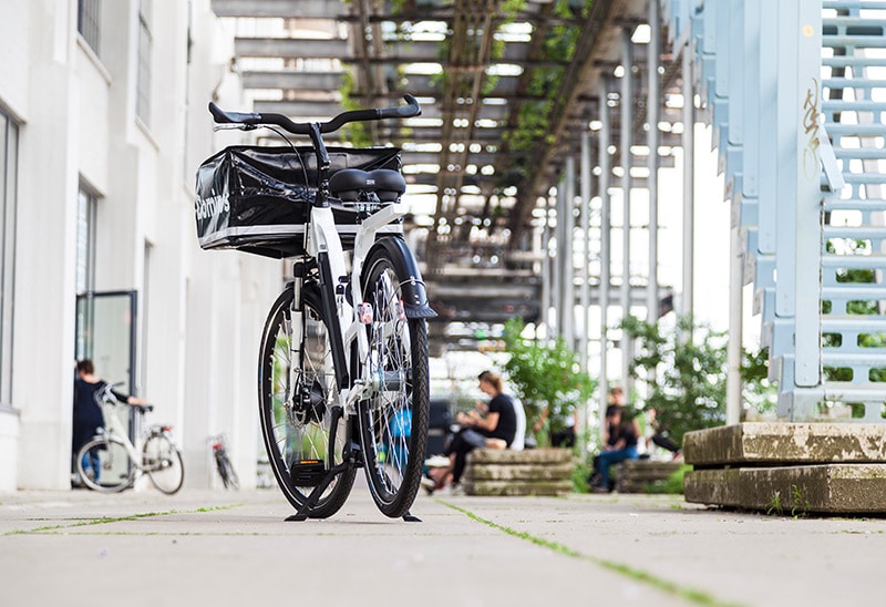 Bezorgfiets parkeren